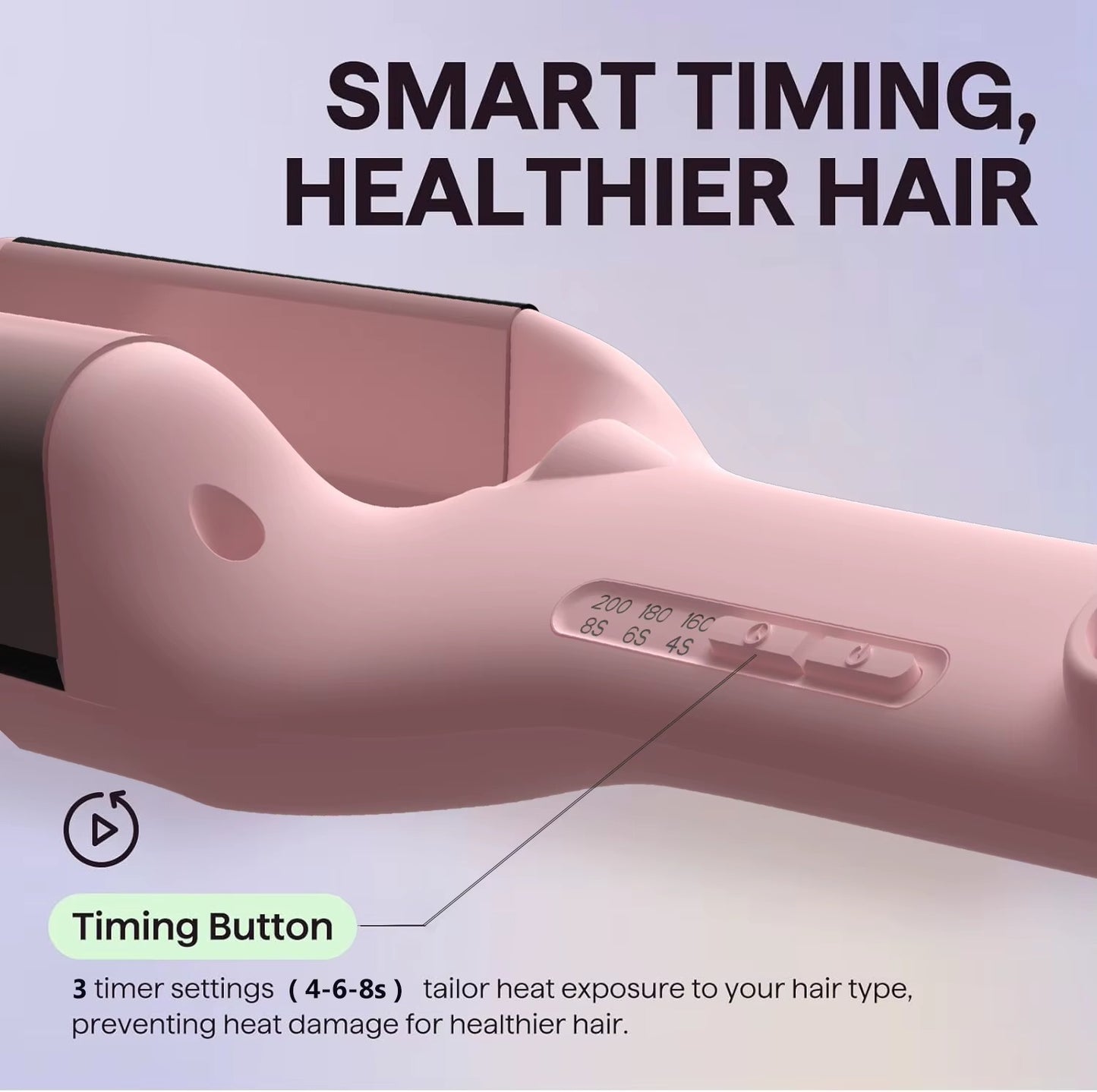 Electric Mini Brush Hair Straightener Comb
